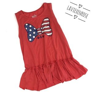 Minnie Mouse USA Bow Tank Top